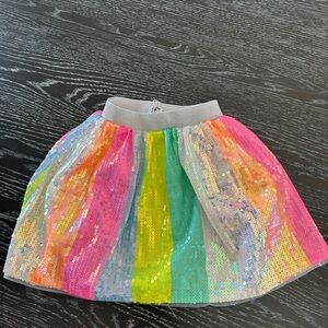 Lola + The Boys Iridescent Sequin Skirt- Girls size 6